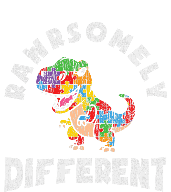 Rawrsomely Different Dinosaur Autistic Autism Awareness Mesh Reversible Basketball Jersey Tank