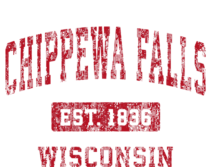 Chippewa Falls Wisconsin Wi Vintage Sports Tall T-Shirt