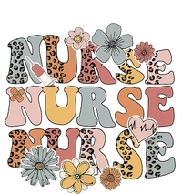 Retro Leopard Groovy Funny Nurse Gift Toddler Long Sleeve Shirt