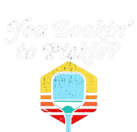 You Lookin To Pickle Pickleball Retro 80s Toddler Zip Fleece Hoodie