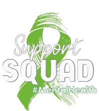 Support Squad Mental Health Awareness Lime Green Ribbon T-Shirt