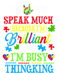 I Dont Speak Much Autism Awareness Funny Gift Puzzle Gift Poster