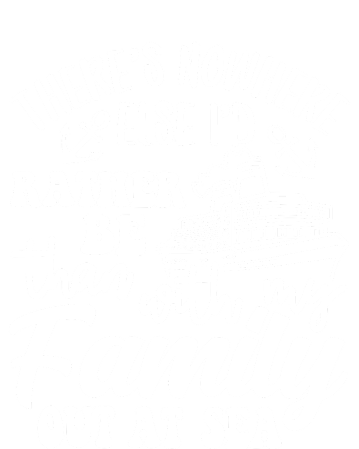 Id Rather Be Than With My Family Out At Sea Kids Sweatshirt