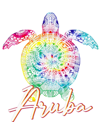 Aruba Tie Dye Sea Turtle Matching Family Vacation Women's Fleece Hoodie