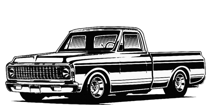 C10 Mini Truck Lowrider Slammed T-Shirt