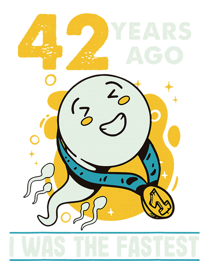 42nd Birthday Humor 42 Years Ago I Was The Fastest Pajama Set