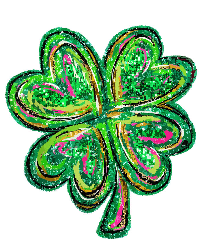 Shamrock Effect St Patricks Day Four Leaf Clover T-Shirt