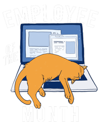 Funny Employee Of The Month Sleepy Cat Laptop Impact Tech Backpack