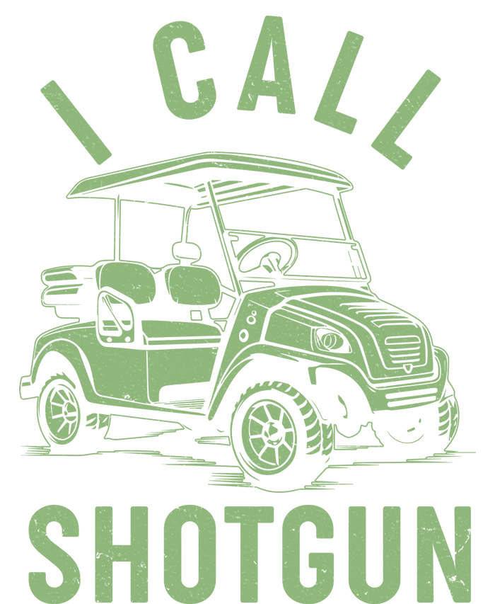 Funny Golfing I Call Shotgun Golf Cart Premium T-Shirt