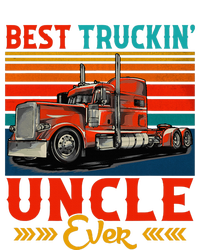 Vintage Retro Best Truckin Uncle Ever Kids Long Sleeve Shirt