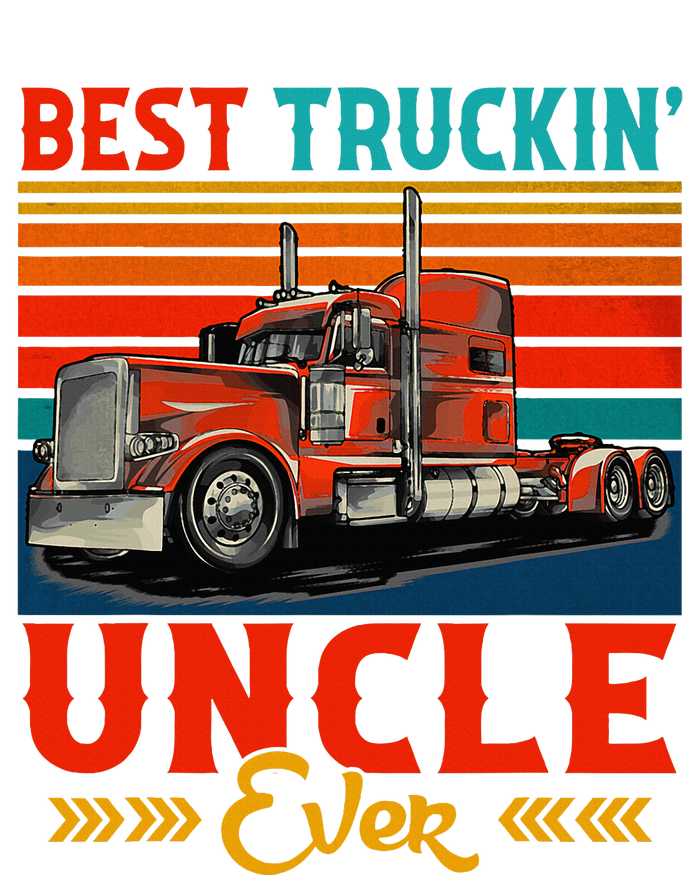 Vintage Retro Best Truckin Uncle Ever Kids Long Sleeve Shirt