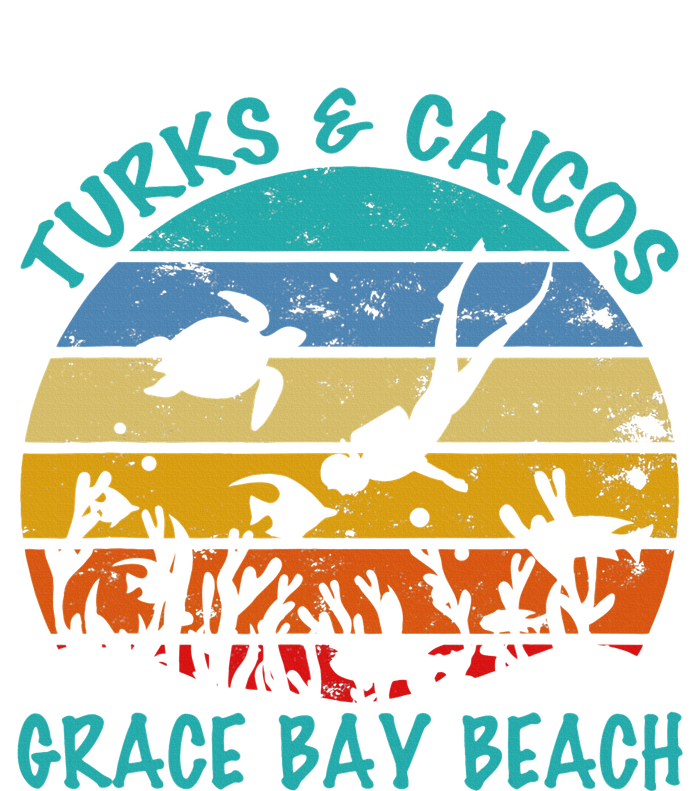 Turks And Caicos Islands West Indies Grace Bay Beach Full Zip Hoodie