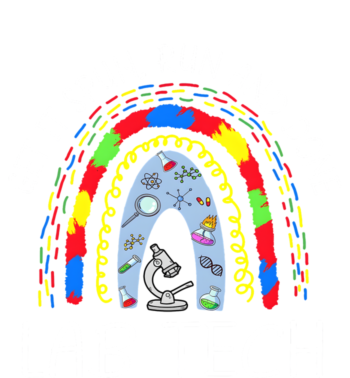 Get It Spun Run And Done Rainbow Laboratory Tech 2024 T-Shirt