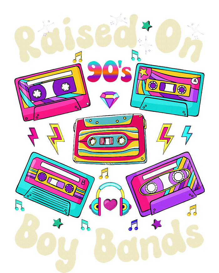 Raised On 90s Boy Bands Cassette Tape T-Shirt