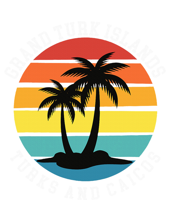 Grand Turk Islands Turks And Caicos Sunset Palm Trees Kids Tie-Dye T-Shirt