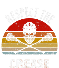 Vintage Lacrosse Retro Respect The Crease T-Shirt