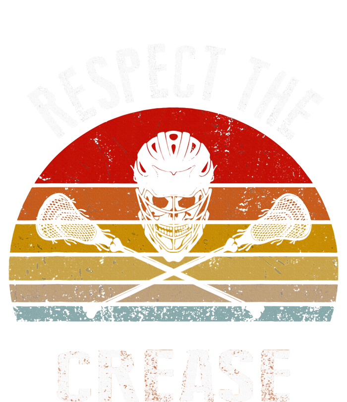 Vintage Lacrosse Retro Respect The Crease T-Shirt