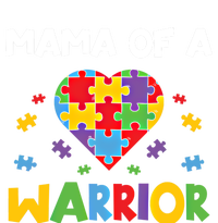 Mama Of A Warrior Family Mom World Autism Awareness Day Cute Gift T-Shirt