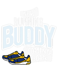 New Running Buddy Coming Soon Baby Pregnancy Announcement T-Shirt