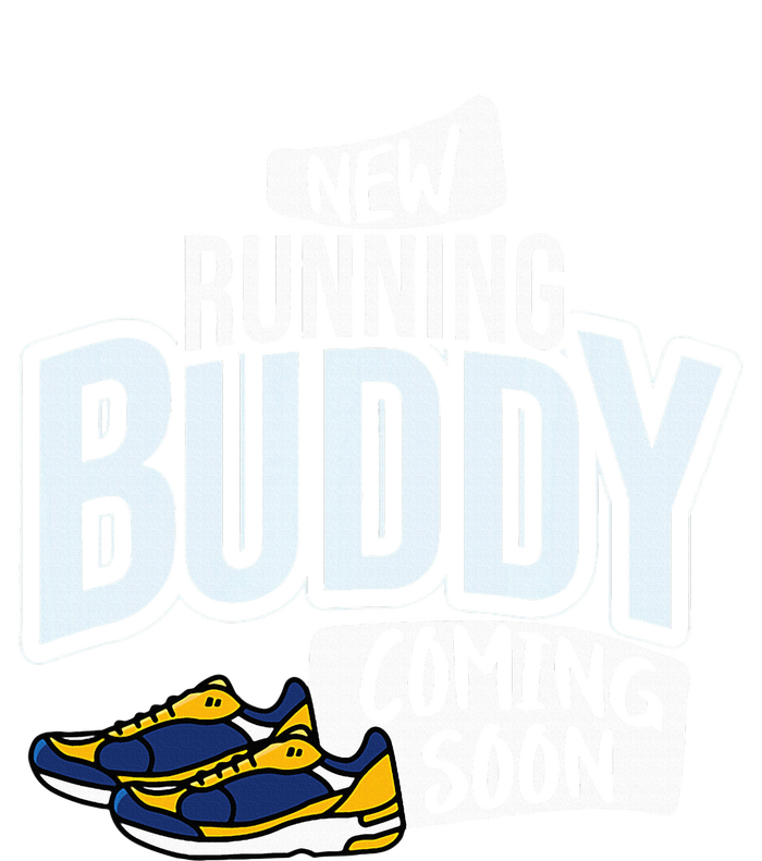 New Running Buddy Coming Soon Baby Pregnancy Announcement T-Shirt