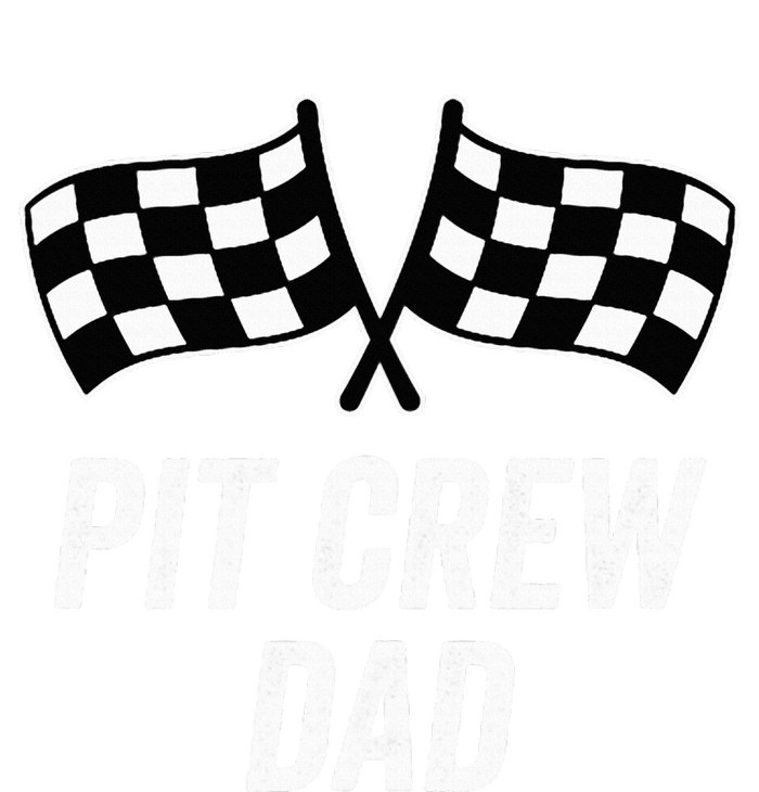 Pit Crew Dad Checkered Flag Hosting Race Car Birthday Partie Premium T-Shirt