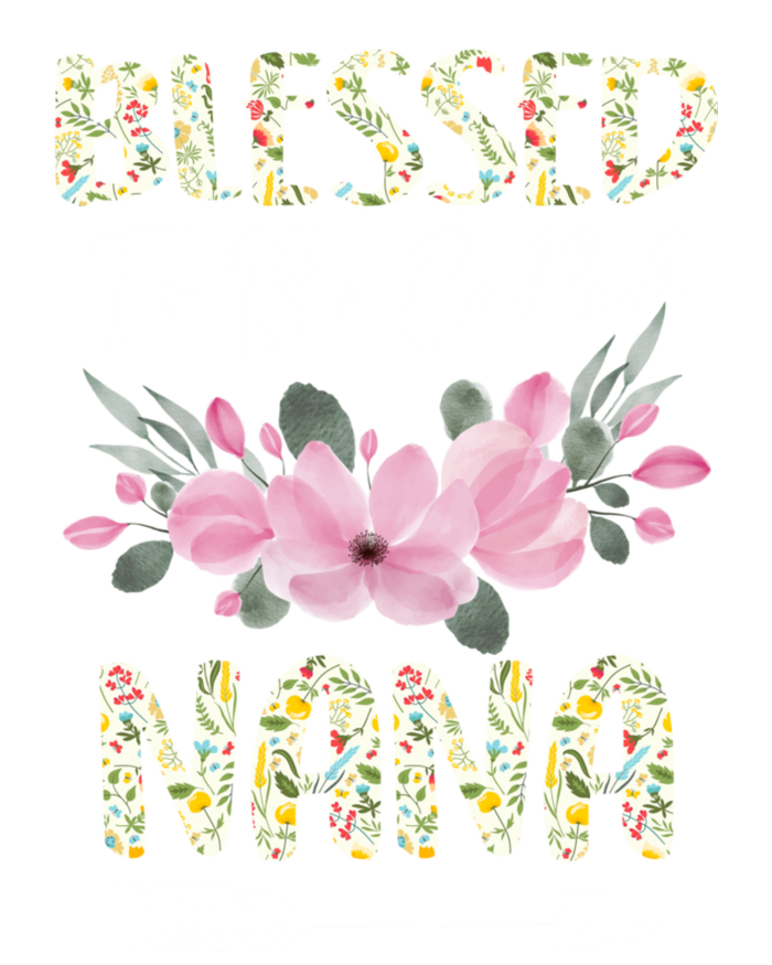 Blessed To Be Called Nana Floral Grandmother Gift MotherS Day Women's Racerback Tank