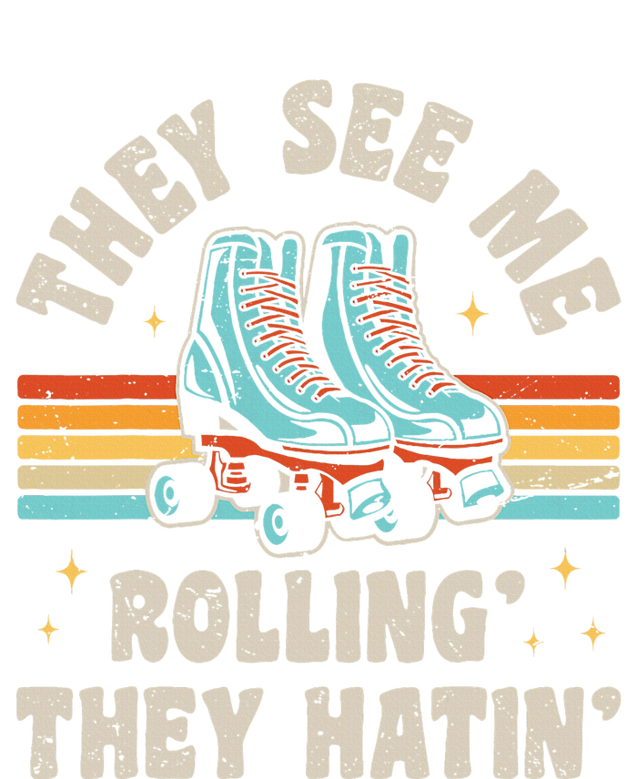 Roller Skating They See Me Rollin They Hatin Skater Skate Legacy Cool Fit Booney Bucket Hat