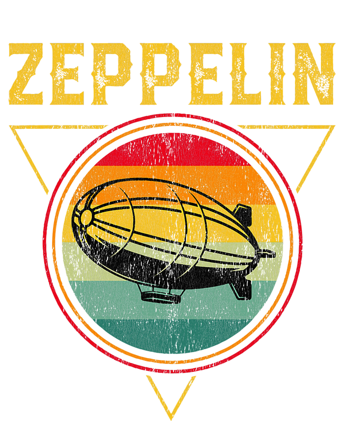 Retro Zeppelin Funny Dirigible Blimp Airship 70s 80s T-Shirt