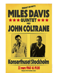 Miles D.Avis Quintet And John Coltrane Stockholm 1960 Premium T-Shirt