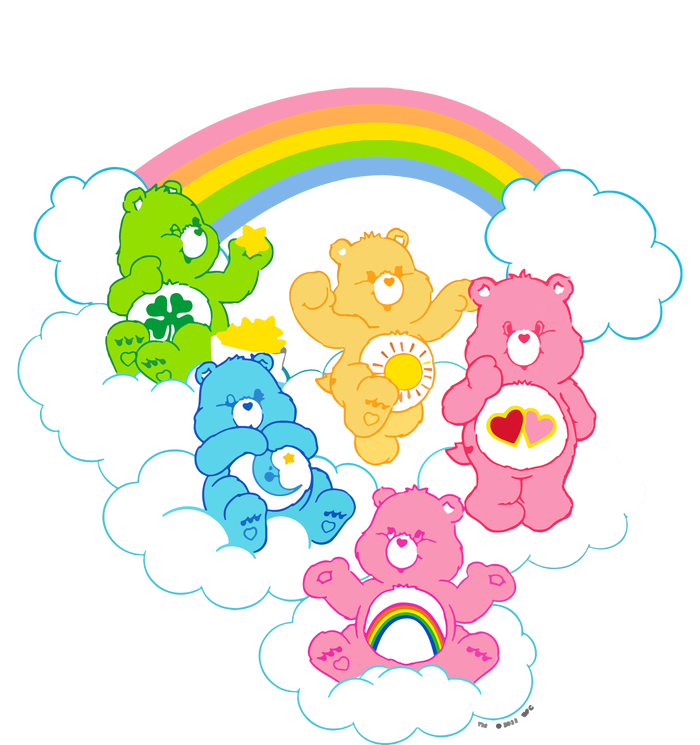 Bears Cheer Funshine Bedtime Cloudy Rainbow Group Doggie Tank