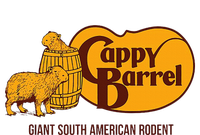 Cappy Barrel Capybara Campaign Store Logo Canvas