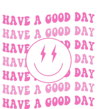 Have A Good Day Pink Smile Face Preppy Aesthetic Trendy Adult Drive Performance Visor