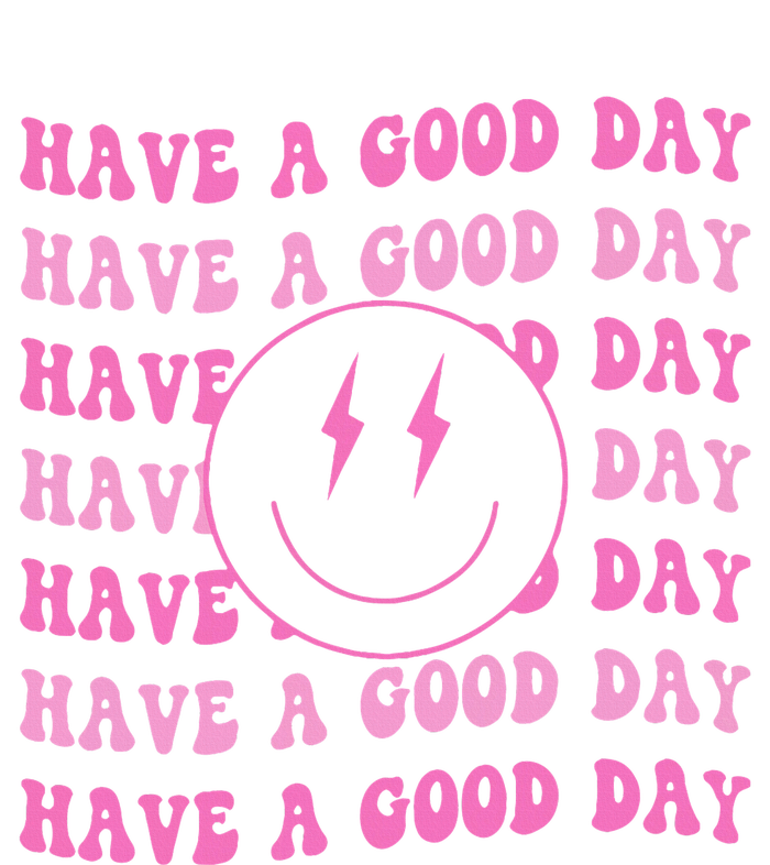 Have A Good Day Pink Smile Face Preppy Aesthetic Trendy Adult Drive Performance Visor