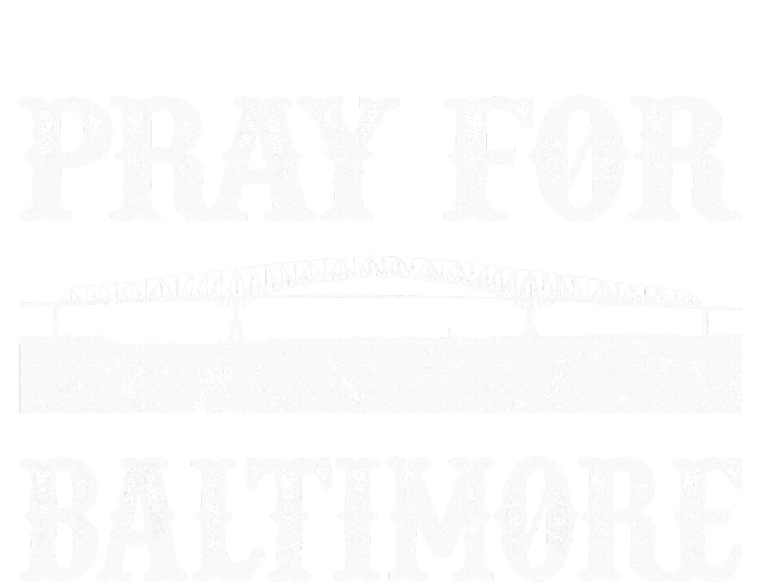 Pray For Baltimore Francis Scott Key Bridge Full-Length Apron With Pockets