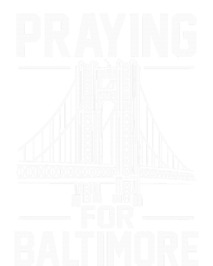 Praying For Baltimore The Baltimore Bridge Collapse Drawstring Bag