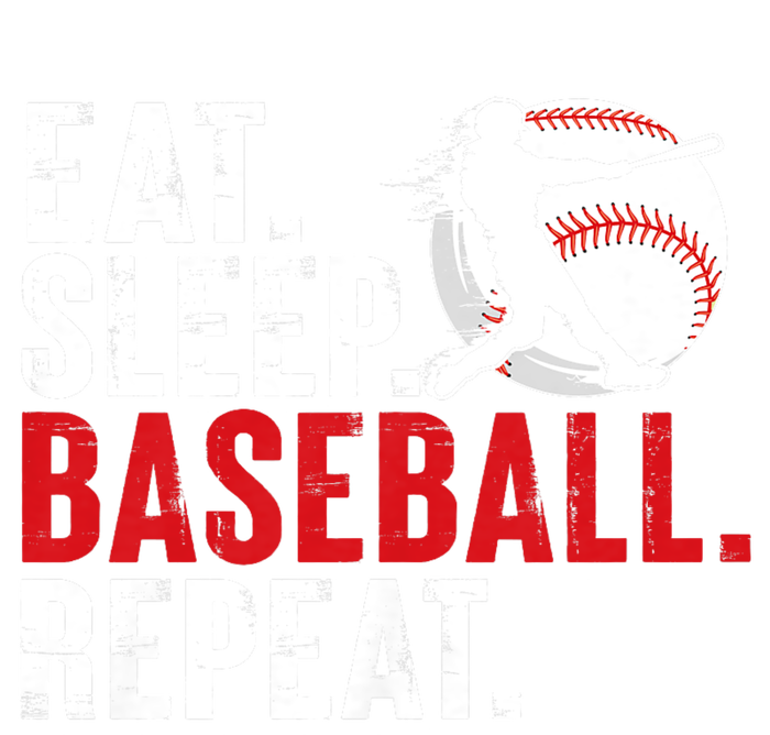 Eat Sleep Baseball Repeat Vintage Funny Baseball Player USA-Made Doggie Bandana