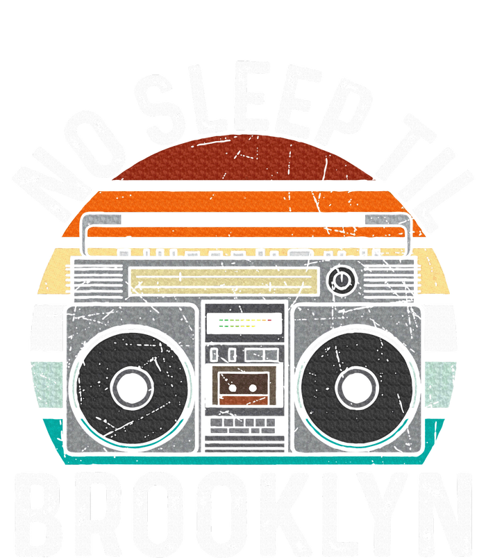 Cool Retro No Sleep Til Brooklyn Old School Portable Stereo Women's T-Shirt