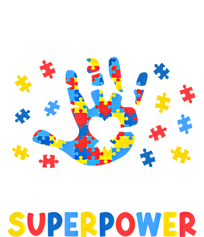 My NephewS Superpower Proud Autism Tia Autism Awareness Gift T-Shirt