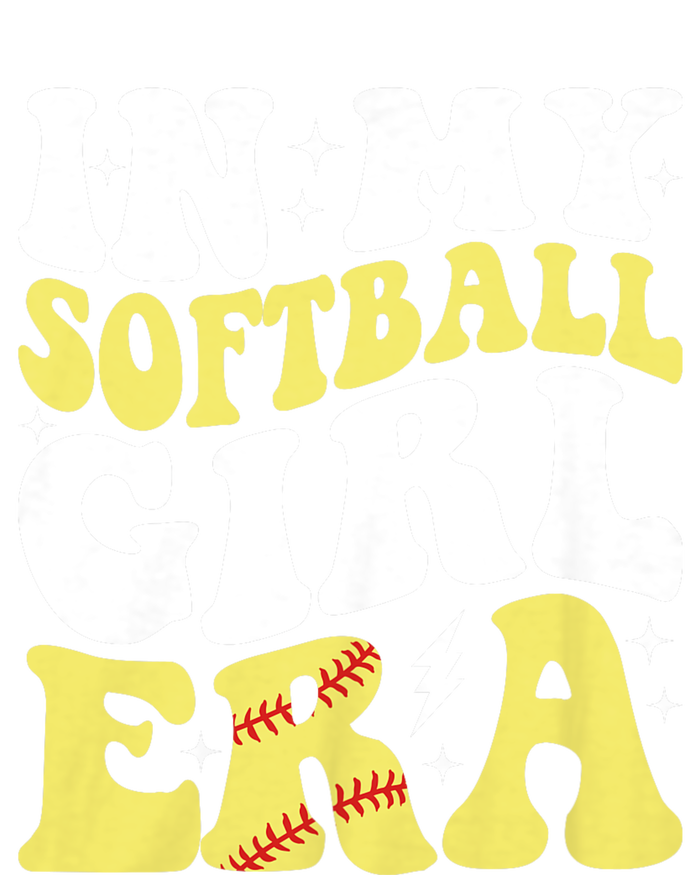 In My Softball Girl Era Retro Groovy Softball Girl Magnet