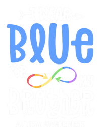 I Wear Blue For My Brother Autism Awareness Acceptance Gift Mousepad