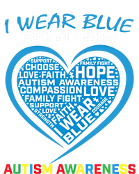 I Wear Blue For My Son Autism Awareness Support Mom Dad Gift Toddler T-Shirt