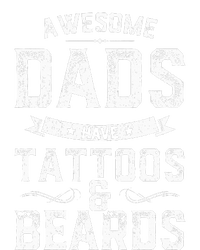 Awesome Dads Have Tattoos And Beards Gift Funny FatherS Day Mesh Reversible Basketball Jersey Tank