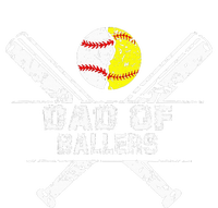 Dad Of Ballers Baseball Dad Softball Dad Fathers Day Kids Sweatshirt