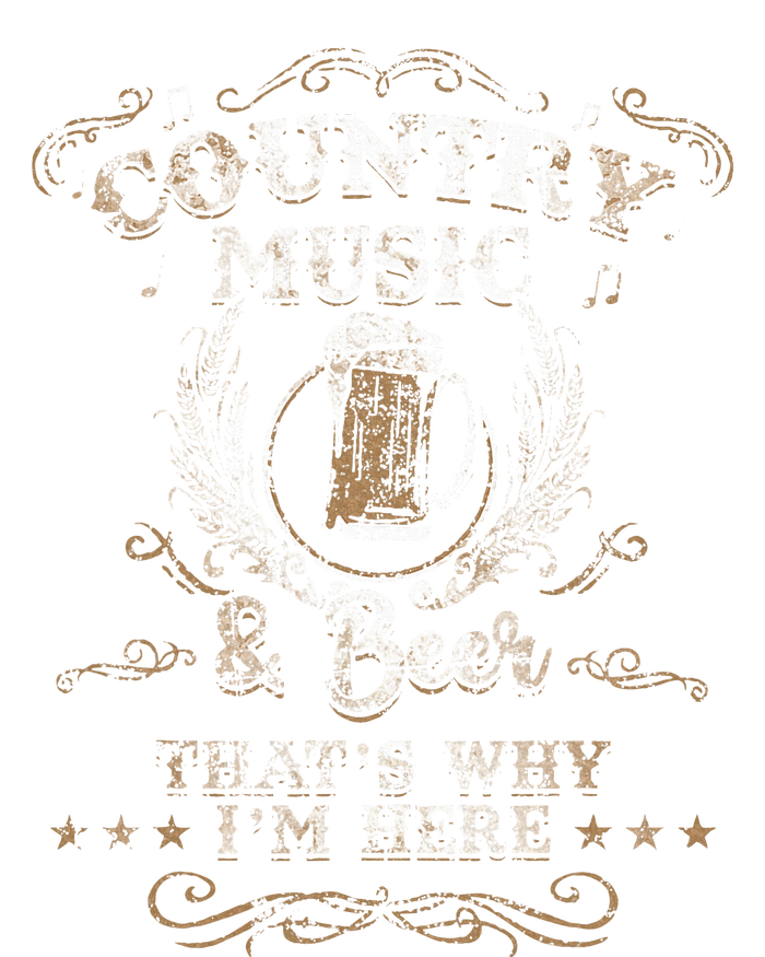 Vintage Country Music And Beer ThatS Why IM Here Legends USA-Made Doggie Bandana