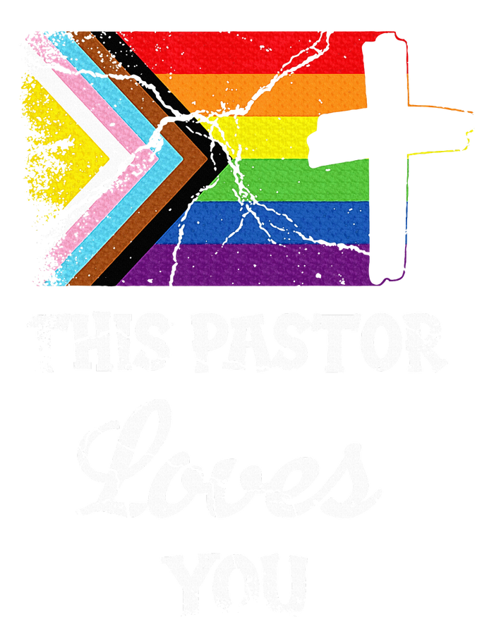 Christian Ally Inclusive Pride Clergy This Pastor Loves You T-Shirt