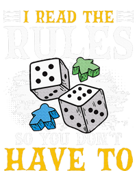 I Read The Rules Board Gaming Tabletop Board Game Meeple High Crown Mesh Back Trucker Hat