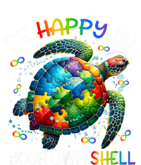 Puzzle Turtle Be Happy In Your Own Shell Autism Awareness T-Shirt