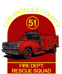 Truck Side 51 Emergency Squad Logo Essential Magnet