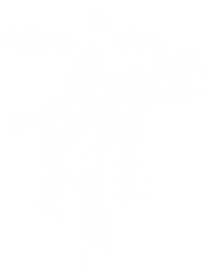 Christian Religious Jesus Christ Is King V-Neck T-Shirt