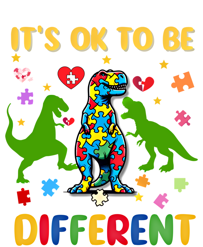 Its Ok To Be Different Autism Awareness Dinosaur Cute Trex Gift Ladies Essential Tank